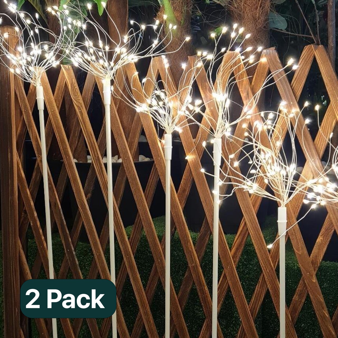 Battery Operated Dandelion Light – 80 LED Warm White Flower Fairy Light